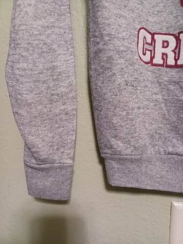 Vintage Kids Harvard Crimson Gray sweatshirt Used As-Is - Picture 6 of 7