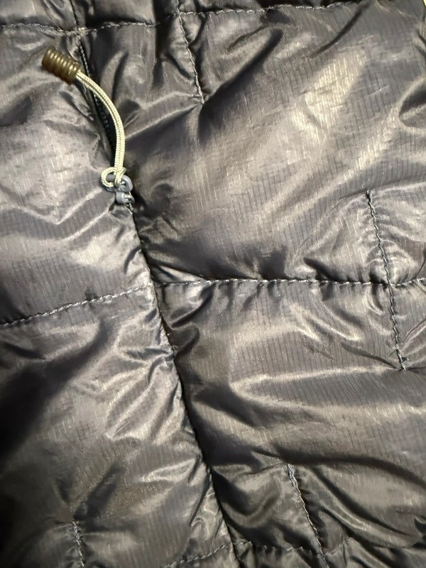 Montbell Quilted Puffer Jacket men’s size M navy. image 7