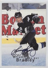 1995-96 Upper Deck Be a Player Auto Brian Bradley #S117 Auto 0c6