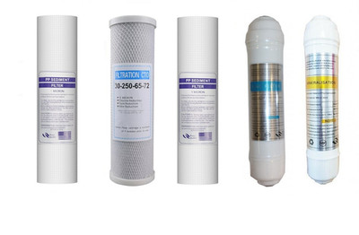 KS-TECH 6 Stage 1 Year Mineralizer Reverse Osmosis Filter Cartridge Set