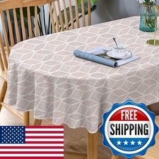 Bnejvif Oval Tablecloth 54 X 72 Inch
