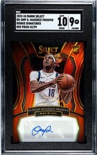 Olivier-Maxence Prosper 2023-24 Panini Select Red Rookie Auto /99 SGC 10 RC 🏀🔥