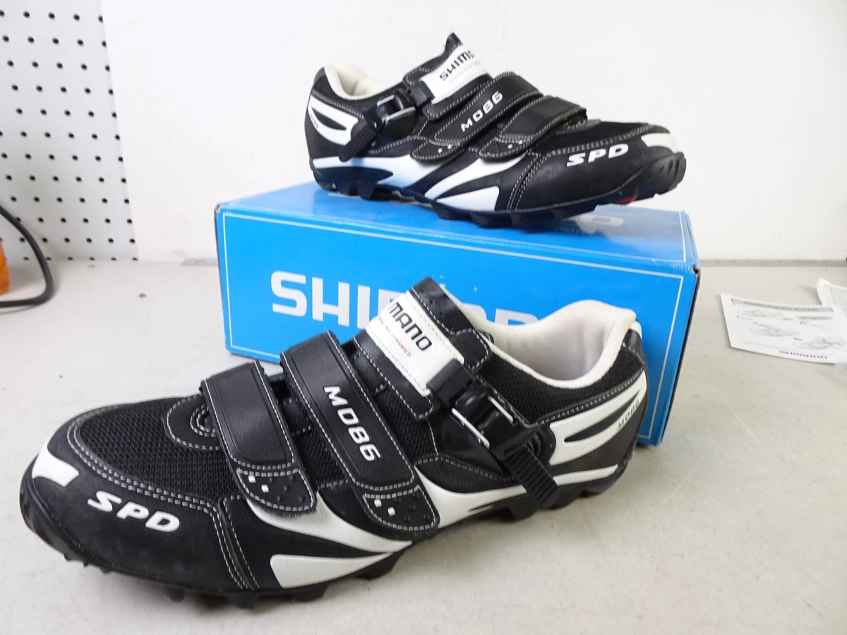 Shimano Black and Silver Men\'s Cycling Shoes Size US 14.5 EU 48 Shimano M Black Cycling Shoes for Men for sale | eBay main image 4