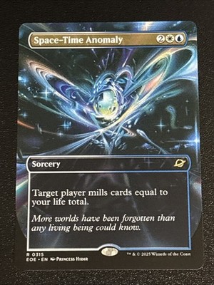 MTG Edge of Eternities Space-Time Anomaly Borderless 0315 NM Rare