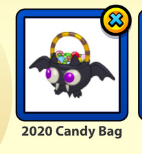 Webkinz Online Halloween 2020 Candy Bag Clothing Clothes Virtual Item
