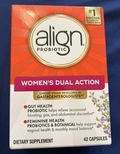 Align Probiotic Supplement Women's Dual Action 42ct Exp 9/2026+