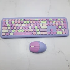 MOFII Wireless Purple Keyboard and Mouse Combo