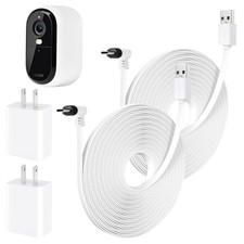 2Pack 25FT Power Cable Compatible with Arlo Essential 2K Outdoor Security Camera