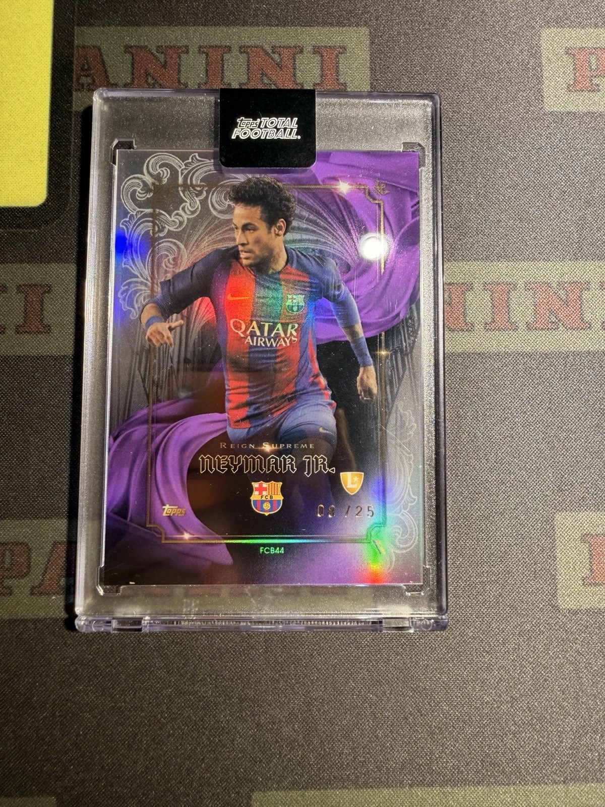 2026 Topps Total Football TTF Barcelona Neymar JR Purple Chrome /25