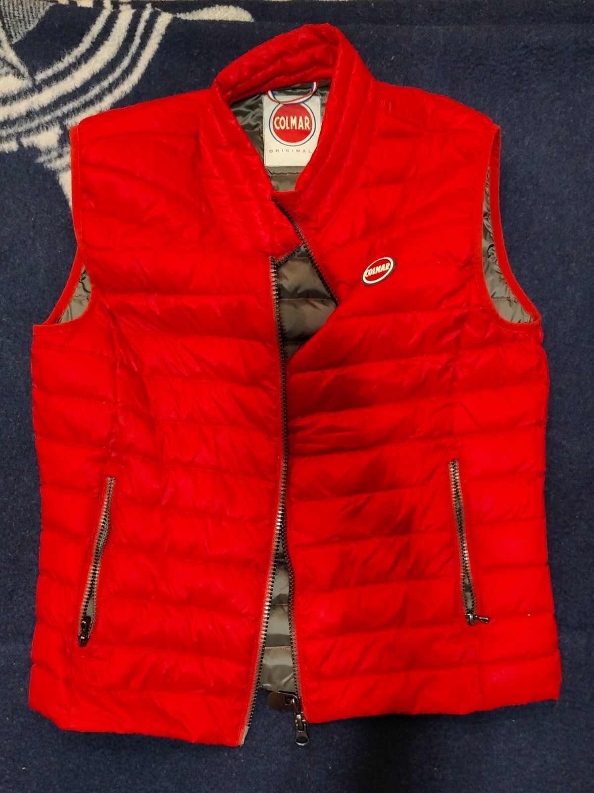 Gilet uomo Colmar originals piumino smanicato ultraleggero, rosso, taglia 50