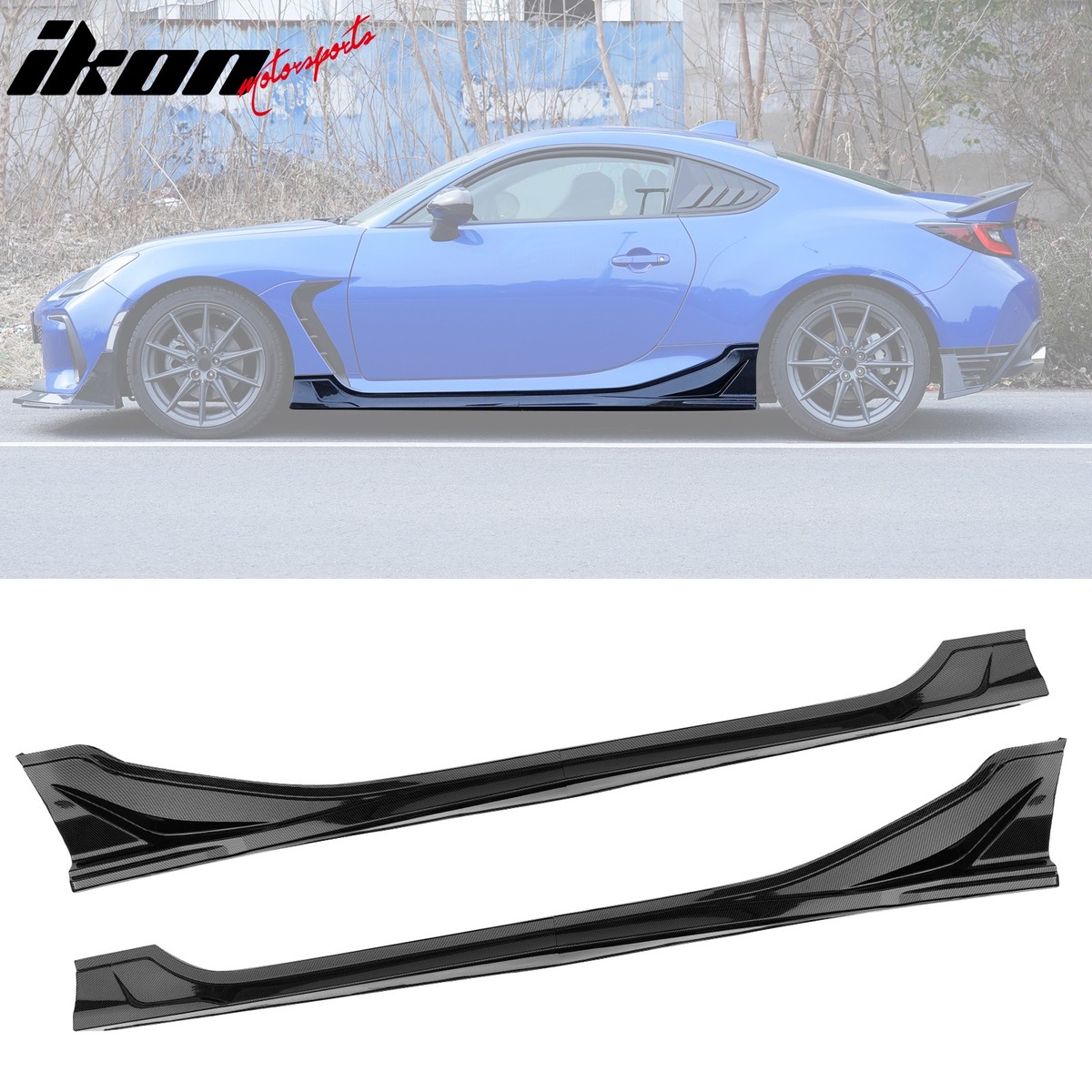 Fit 22-26 Toyota GR86/Subaru BRZ JDM Style 4PC Side Skirts PP
