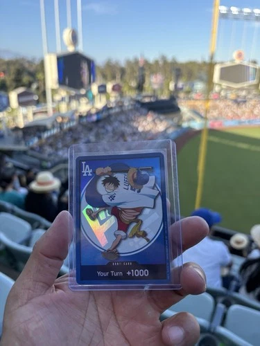 2026 ONE PIECE x LOS ANGELES DODGERS MONKEY.D.LUFFY DON CARD & Hat PROMO 7/2/26