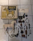 Vintage Marx Johnny West Comanche Horse 1861 Box + Accessories Native American