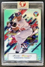 2025 Topps Pristine Kirby Puckett Aqua Refractor #/199 Twins