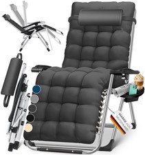 RETOURE Gartenstuhl Sonnenliege Gartenliege Relaxliege Liegestuhl Klappstuhl