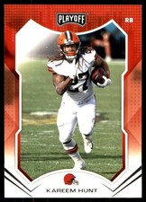 Kareem Hunt 2021 Panini Playoff #42 Browns NFL READ FREE SHIPPING AutographDen