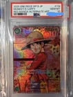 One Piece PSA 10 Monkey D. Luffy Red Manga Alt Art Jap #118 Op 13