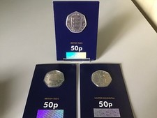 3 x 50p Change Checker. Coins BU. Jersey  Guernsey
