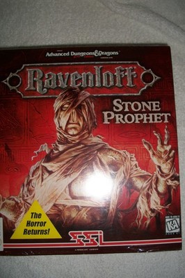ADVANCED DUNGEONS & DRAGONS RAVENLOFT STONE PROPHET CD-ROM & CLUE BOOK