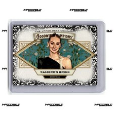 2025 UD Goodwin Champions - Glossy Black #96 Cameron Brink Rookie Variation SP