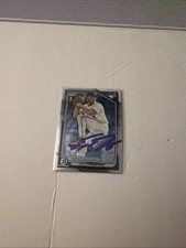 Trey Yesavage Signed 1st Bowman Chrome Toronto Blue Jays World Series