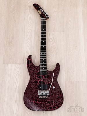 ESP customストラトタイプ 1990s ESP Custom Shop SH Superstrat Pink Crackle, George Lynch