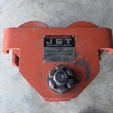 JET 1 Ton Manual Ball Bearing Crane Trolley 1MBT Stock No. 252110