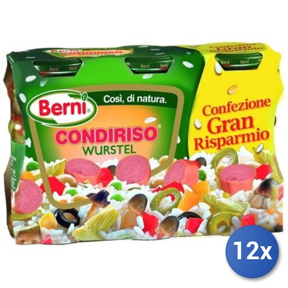 12X Multipack Berni Condiriso Wurstel Gr 285