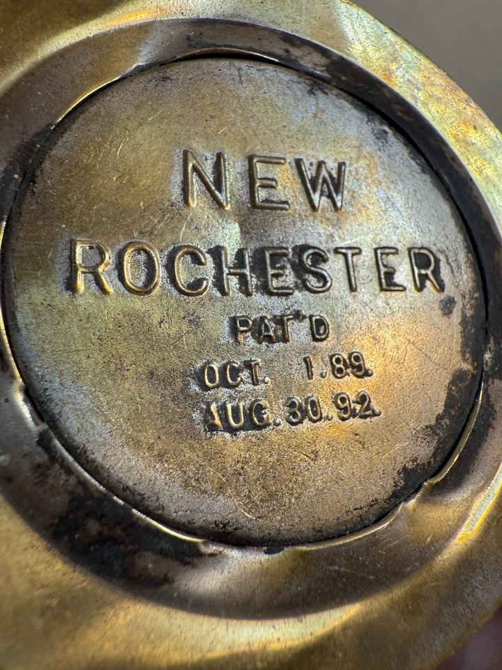 Flame Spreader New Rochester Patented. Center Draft Kerosene Lamp Part. 2-1/2” - Image 2 of 4