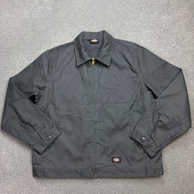 Dickies Jacke Erwachsene Large grau Detroit Chore Canvas Ente Arbeitskleidung Mantel Herren