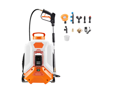 #ad VEVOR 4 Gallon Battery Powered Backpack Sprayer 0 90PSI 4H Runtime for Yard Lawn $86.99