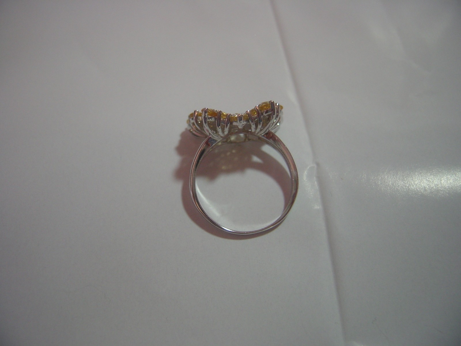 magnificent solid silver big sparkling butterfly … - image 4