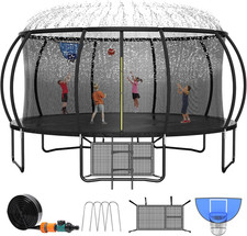 8FT 10FT 12FT 14FT 16FT Trampoline Outdoor, Trampolines for Kids  Adults, Pumpk