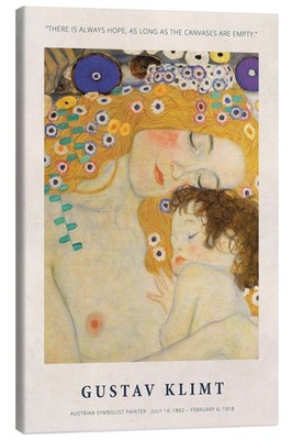 Leinwandbild As Long as the Canvases are Empty - Gustav Klimt