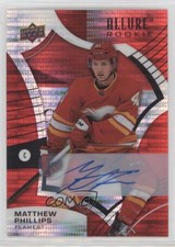 2021-22 Upper Deck Allure Rookies Red Rainbow Matthew Phillips #118 Auto 1r79