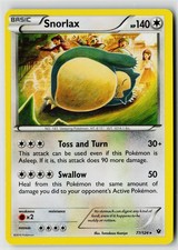 Pokemon XY - Fates Collide #77/124 Snorlax on eBay