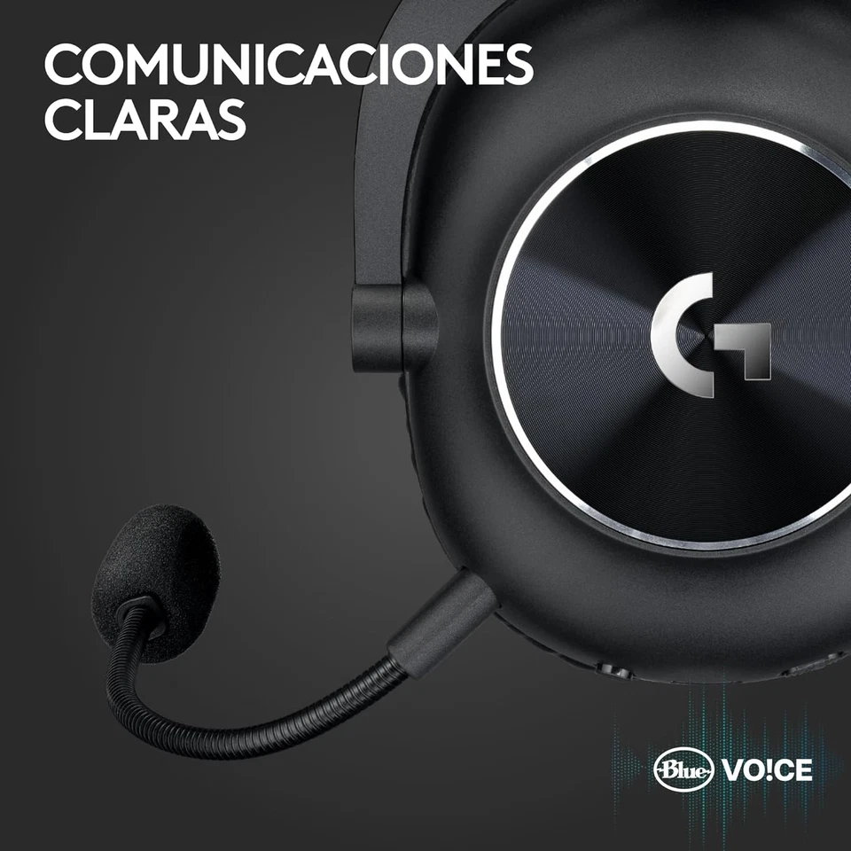Logitech G PRO X 2 LIGHTSPEED Wireless Gaming Headset, Detachable Boom Mic, 50mm - Image 2 of 4