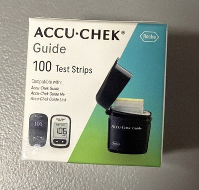 100 ACCU-CHEK Guide Test Strips Exp. - 11/30/2026-04/09/2027 See pics