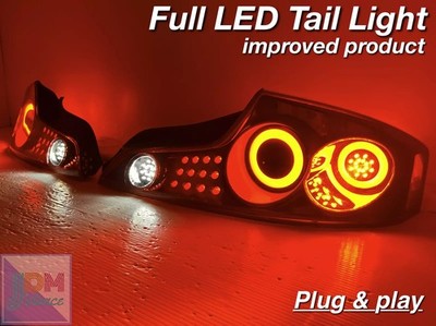 JDM Nissan Skyline Coupe G35 CPV35 03-05 Early Full LED tail lights OEM v1
