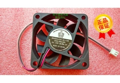 1PC ROHS 6015 EFS-06C12H DC12V 0.25A ZP 60*15mm 2-wire cooling fan  *mz