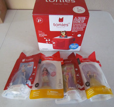 Tonies Toniebox Red Starter Set Disney w/ 4 Princess Kids Audio Player - New