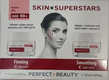 Skin Superstars Perfect Beauty Age 40+ Firming Day and Smoothing Night Cream