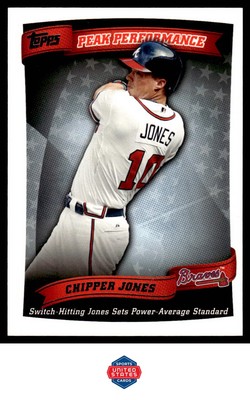 2010 Topps #PP-39 Chipper Jones Peak Performance