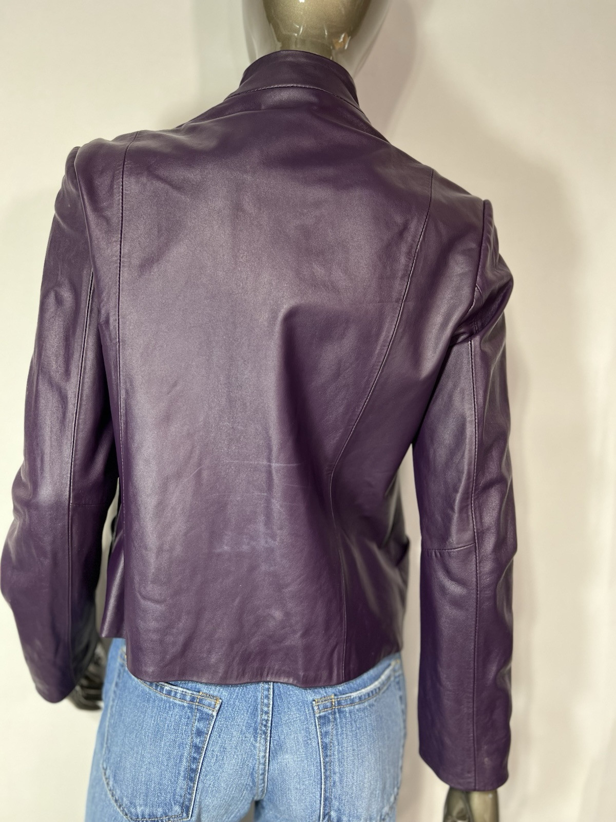 Pendleton Jacket Women's Size Small Purple Leathe… - image 5