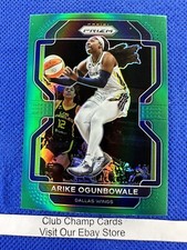 2022 #139 Arike Ogunbowale WNBA Panini Prizm Basketball Green Prizm Wings
