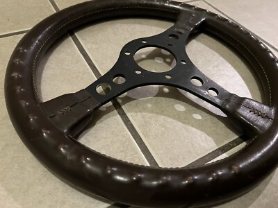 Raid 1 Brown STEERING WHEEL KBA 70006 Made in ITALY BMW E21 E28