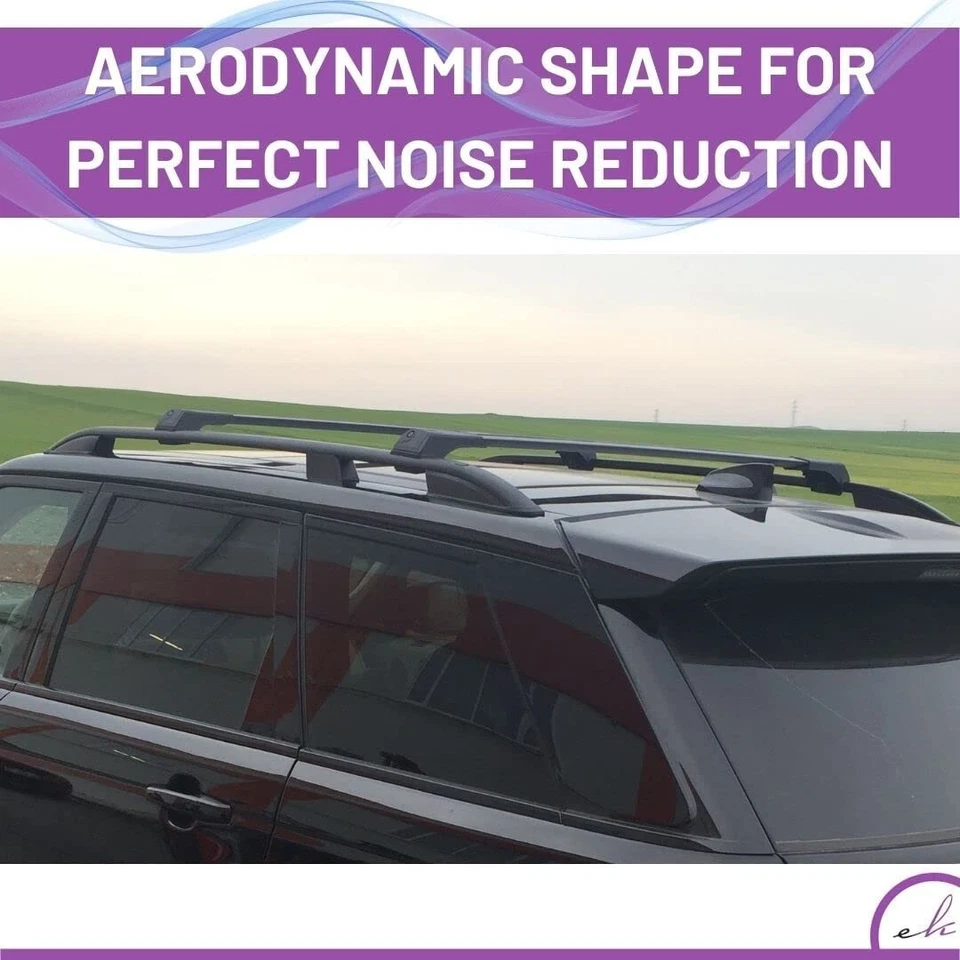 ERKUL Roof Rails Fits Outlander Sport 2011-25 Car Racks For Roof Aluminum Silver - Image 3 of 4