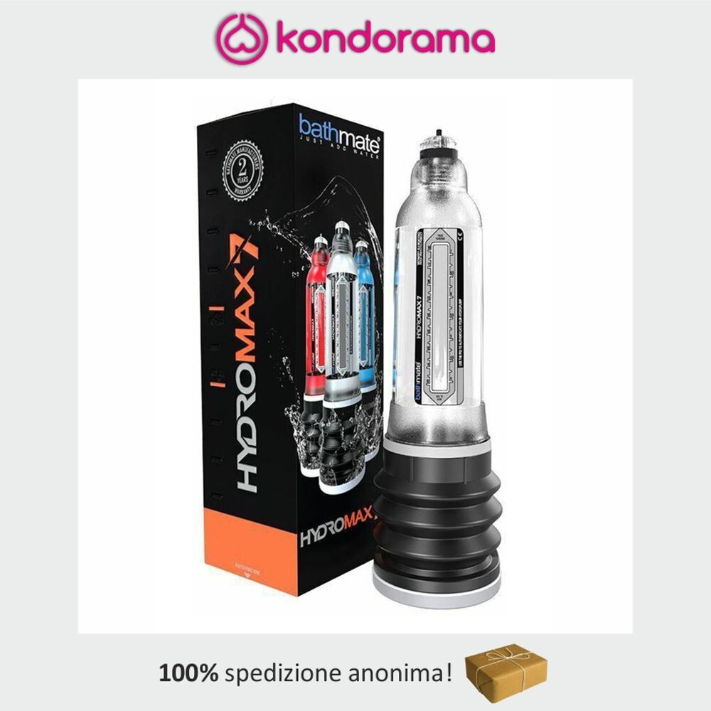 Bathmate Hydromax 7 pompa sviluppatrice ad acqua per lui uomo idroterapia pene