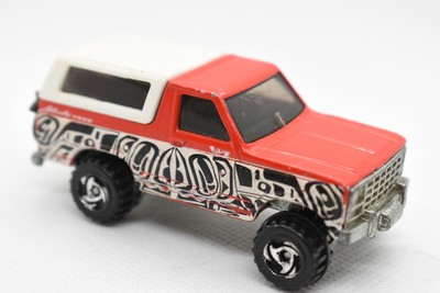 Old Vintage Hot Wheels 1980 Red White Ford Bronco Alaska Trek Toy Die Cast Ebay