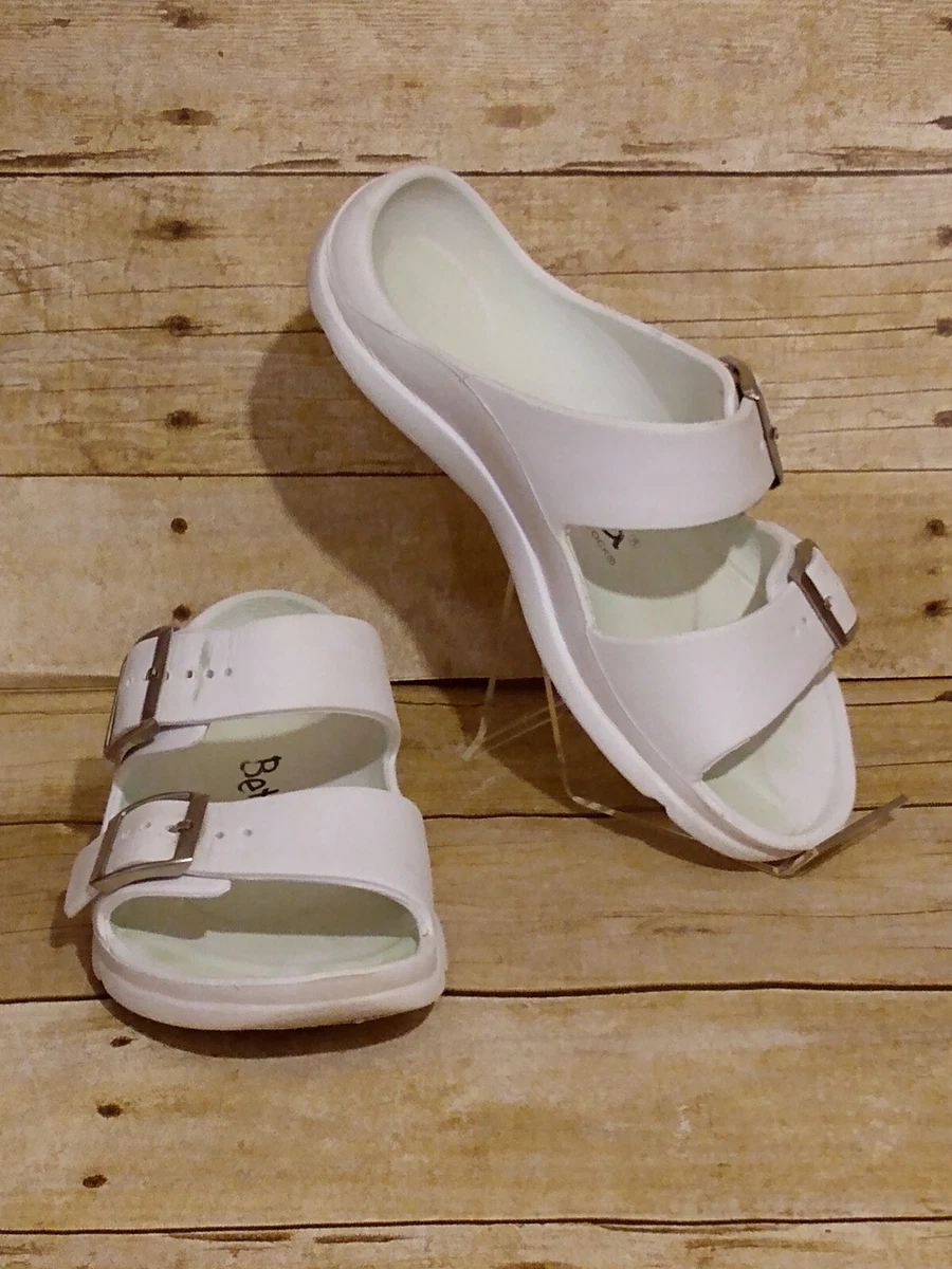 Sandali con store gomma bianca